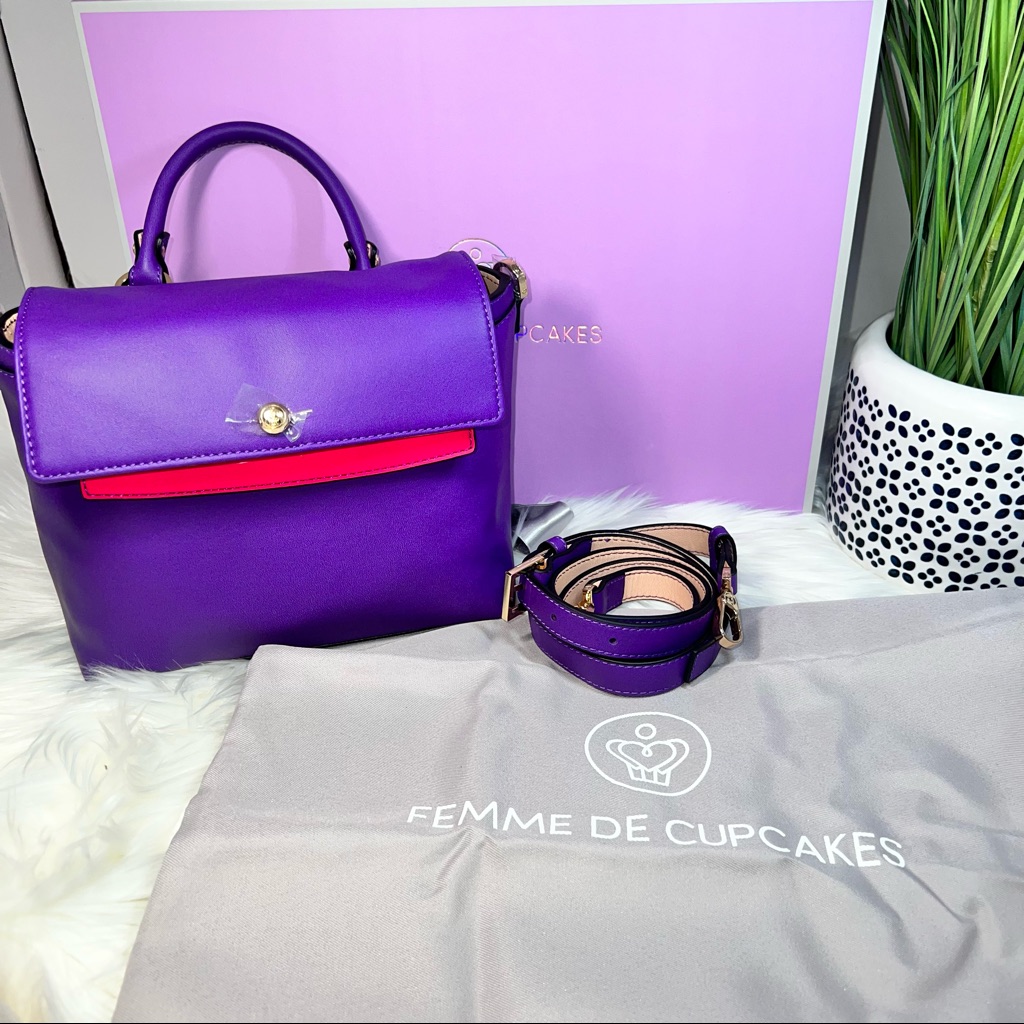 Femme De Cupcakes Leather Handbag Brand From Pars
